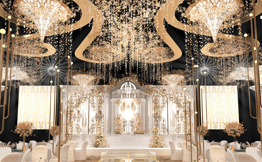 称多花木兰喜事汇金色大厅效果展示